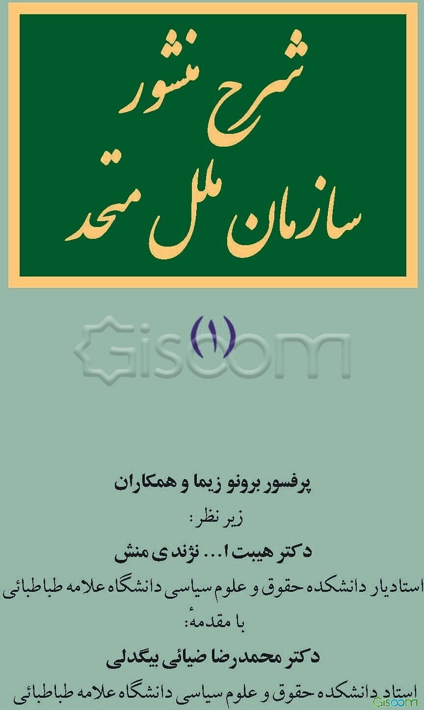 شرح منشور سازمان ملل متحد (جلد 1)