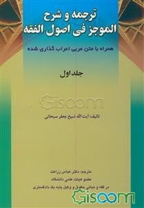 ترجمه و شرح الموجز فی اصول الفقه 2 جلدی