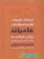 فرهنگ کوچک لغات و اصطلاحات عامیانه زبان فرانسه: حاوی بیش از 1500 واژه و اصطلاح عامیانه زبان فرانسه و معانی آن به فارسی به همراه مثال