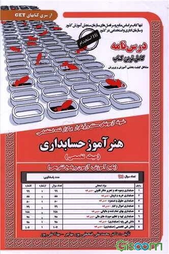 نمونه آزمون‌های مستند و پرتکرار برگزار شده استخدامی هنرآموز حسابداری (حیطه تخصصی) (پکیج آموزش، آزمون و پاسخ تشریحی) قابل استفاده برای تمامی رشته‌ها و گرایش‌های حسابداری و ... مقاطع کاردانی و کارشناسی و ارشد