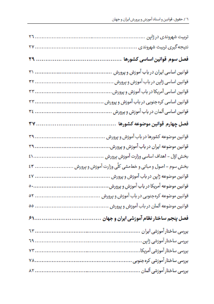حقوق، قوانین و اسناد آموزش و پرورش ایران و جهان