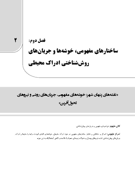 بازخوانی و پردازش ادراک در محیط شهری: از متن تا مفهوم