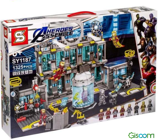 لگو 1325 قطعه آزمایشگاه مرد آهنی مدل SY1187